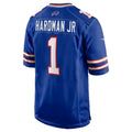 B.Bills #1 Mecole Hardman Royal CONTON Team Game Jersey
