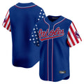 Baltimore Orioles Royal CONTON Independence Day Vapor Premier Limited Home Game Blank Player Stitched Jerseys