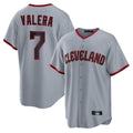 Cleveland Guardians #7 George Valera Player Gray CONTON Home Game Stitched Jerseys