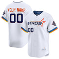 Custom Houston Astros Active Player White CONTON 2025 City Connect Limited Stitched Jersey