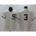 Chicago White Sox #3 Harold Baines 2021 Cream CONTON Navy Field of Dreams Flex Base Stitched Jersey
