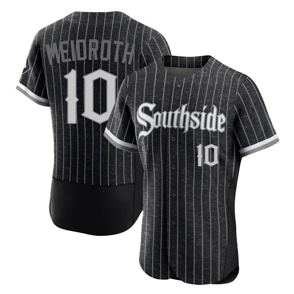 Chicago White Sox #10 Chase Meidroth Player Black CONTON City Connect Limited Elite Home Stitched Jerseys