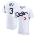 Los Angeles Dodgers #3 Edwin D¨ªaz Player Gold White CONTON 2026 Collection Stadium Limited Elite Stitched Jerseys