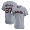 Cleveland Guardians #37 Travis Bazzana Player Gray CONTON Road Limited Elite Home Stitched Jerseys