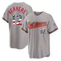 Baltimore Orioles #12 Dylan Beavers Player Gray CONTON USA 250 Fourth of July Home Game Stitched Jerseys