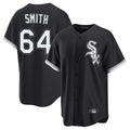 Chicago White Sox #64 Shane Smith Player Black CONTON Home Game Stitched Jerseys