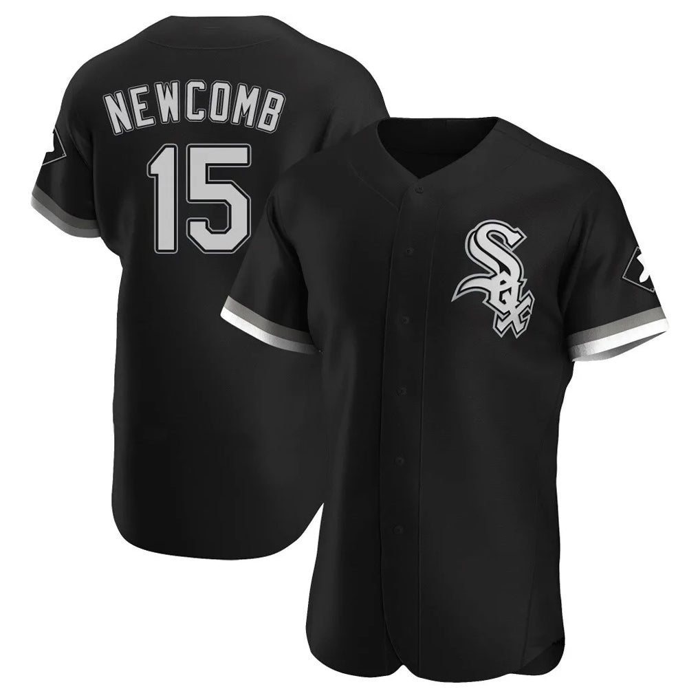 Chicago White Sox #15 Sean Newcomb Player Black CONTON Limited Elite Home Stitched Jerseys