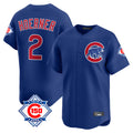 Chicago Cubs #2 Nico Hoerner Player Royal CONTON 150th Anniversary Limited Home Stitched Jerseys
