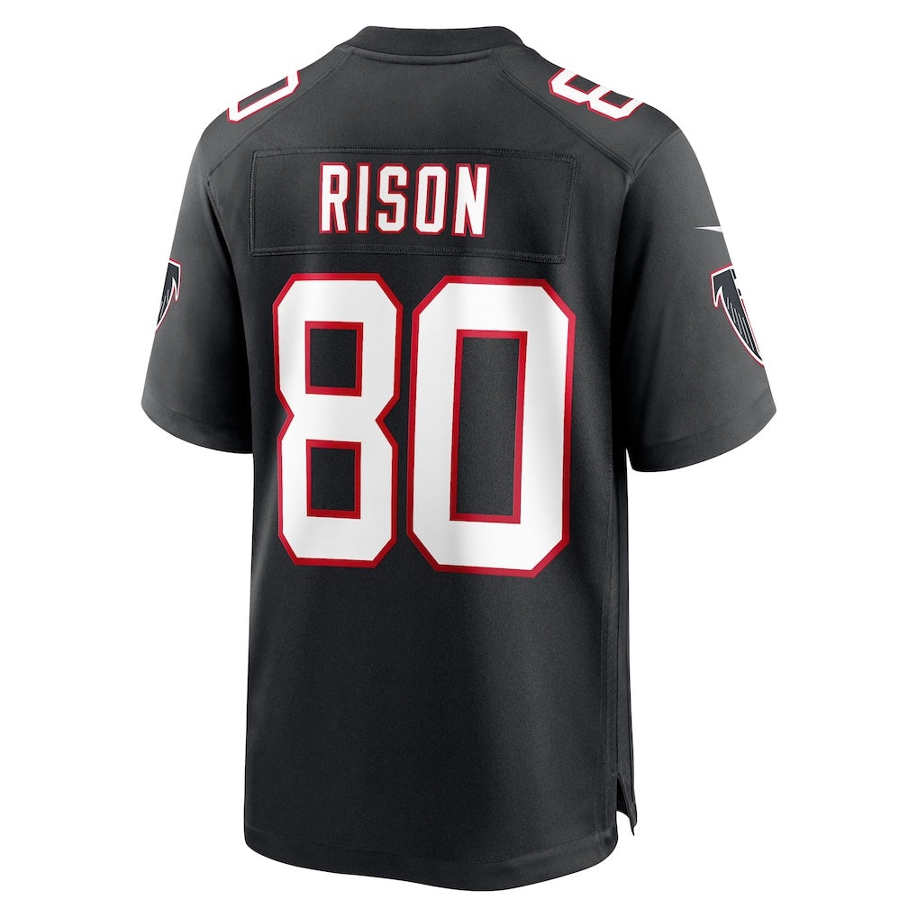 A.Falcons #80 Andre Rison Black CONTON Retired Player Jersey