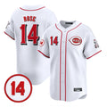 Cincinnati Reds #14 Pete Rose Player White CONTON Vapor Premier Limited Home Stitched Jerseys