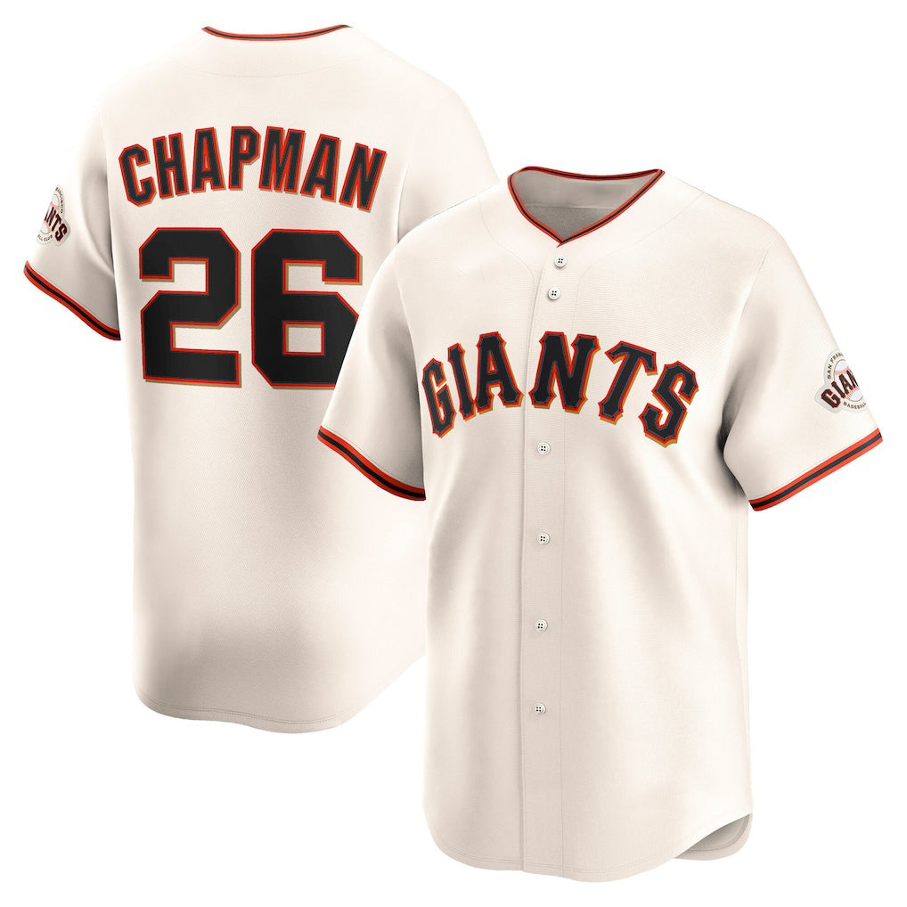 San Francisco Giants #26 Matt Chapman Cream CONTON Home Limited Player Jersey
