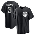Chicago Cubs #3 Alex Bregman Player Black CONTON Game Stitched Jerseys