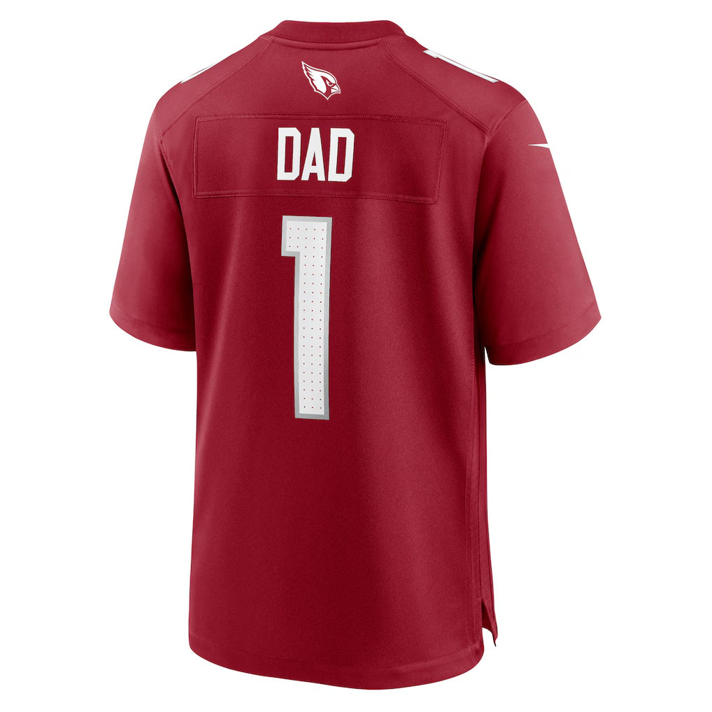 A.Cardinals Number #1 Dad Cardinal CONTON Game Jersey