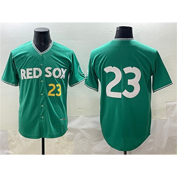 Boston Red Sox #23 Romy Gonz¨¢lez Green CONTON 2025 City Connect Limited Stitched Jersey