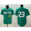 Boston Red Sox #23 Romy Gonz¨¢lez Green CONTON 2025 City Connect Limited Stitched Jersey