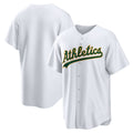 Oakland Athletics White CONTON Home Replica Team Jersey