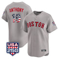 Boston Red Sox #19 Roman Anthony Player Gray CONTON Road USA 250 Fourth of July Limited Home Game Stitched Jerseys
