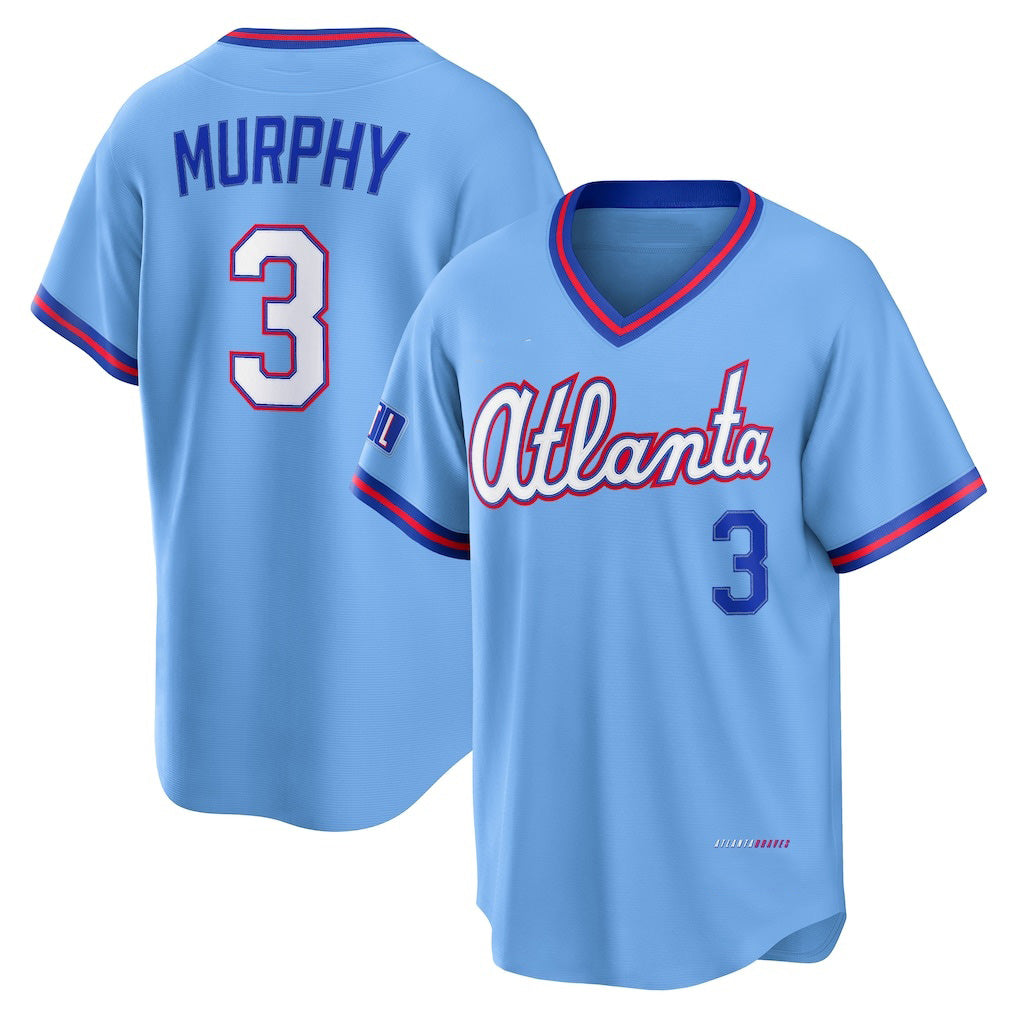 Atlanta Braves #3 Dale Murphy Powder Blue CONTON 2026 City Connect Stadium Jersey