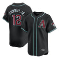 Arizona Diamondbacks #12 Lourdes Gurriel Jr Player Black CONTON Limited Home Game Stitched Jerseys