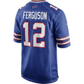 B.Bills #12 Joe Ferguson Royal CONTON Game Retired Player Jersey