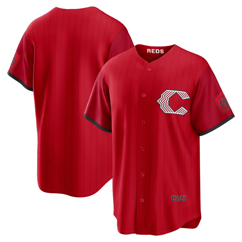 Cincinnati Reds Red CONTON 2026 City Connect Stadium Jersey