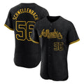 Atlanta Braves #56 Spencer Schwellenbach Player Black CONTON Snake Skin City Limited Elite Home Game Stitched Jerseys