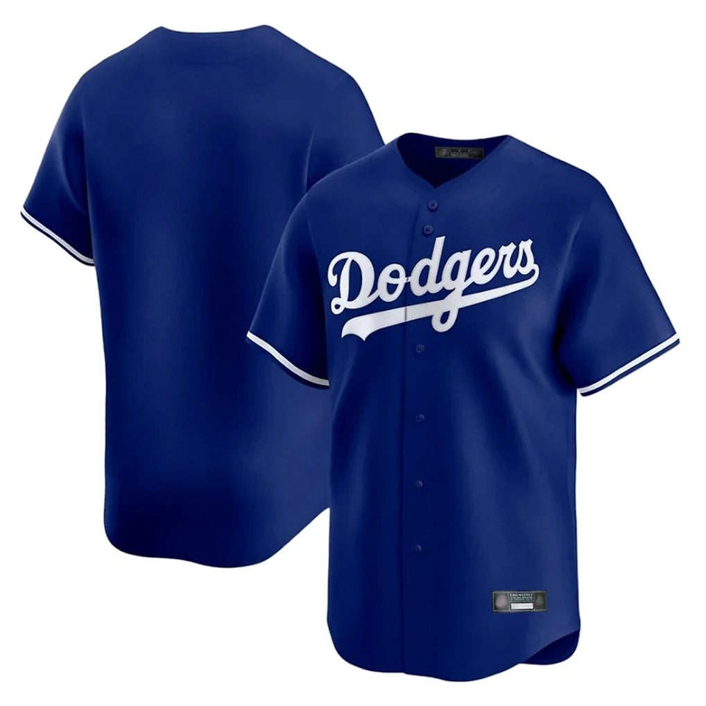 Los Angeles Dodgers Blank Player Royal CONTON Limited Home Stitched Jerseys