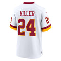 W.Commanders #24 Von Miller White CONTON Game Jersey