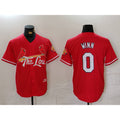 St. Louis Cardinals #0 Masyn Winn Red CONTON 2024 City Connect Limited Stitched Jersey