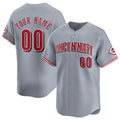 Custom Cincinnati Reds Active Player Gray CONTON Away Limited Stitched Jersey