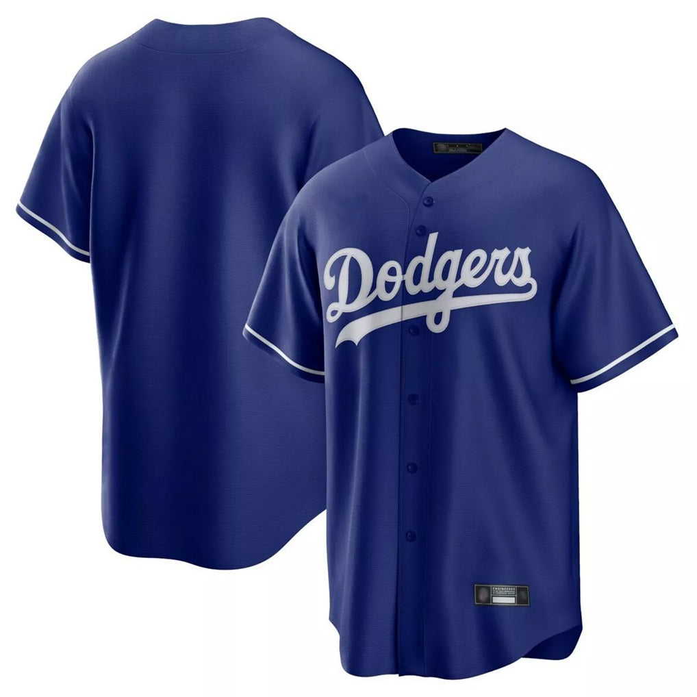 Los Angeles Dodgers Blank Player Royal CONTON Game Home Stitched Jerseys