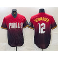 Philadelphia Phillies #12 Kyle Schwarber Red CONTON 2024 City Cool Base Jersey