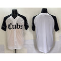Chicago Cubs Blank White Black CONTON 'Gothic North Side Edition' Vapor Premier Limited Stitched Jersey