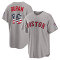 Boston Red Sox #16 Jarren Duran USA 250 Fourth of July Road Stadium Jersey - Gray CONTON