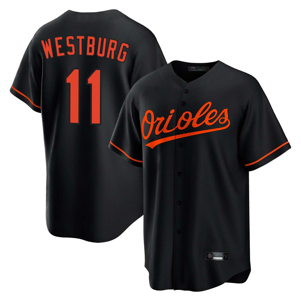 Baltimore Orioles #11 Jordan Westburg Player Black CONTON Home Game Stitched Jerseys