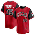 Chicago White Sox #35 Frank Thomas Red Black CONTON 2025 City Connect Limited Stitched Jersey