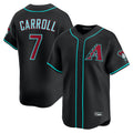 Arizona Diamondbacks #7 Corbin Carroll Player Black CONTON Limited Home Game Stitched Jerseys