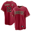 Arizona Diamondbacks #12 Lourdes Gurriel Jr Player Red CONTON Home Game Stitched Jerseys