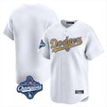 Los Angeles Dodgers Blank Player White Gold CONTON Collection Limited Home World Series Meet Stitched Jerseys