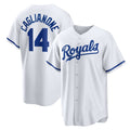 Kansas City Royals #14 Jac Caglianone White CONTON Home Replica Jersey