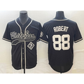 Chicago White Sox #88 Luis Robert Black CONTON Cool Base Stitched Jersey