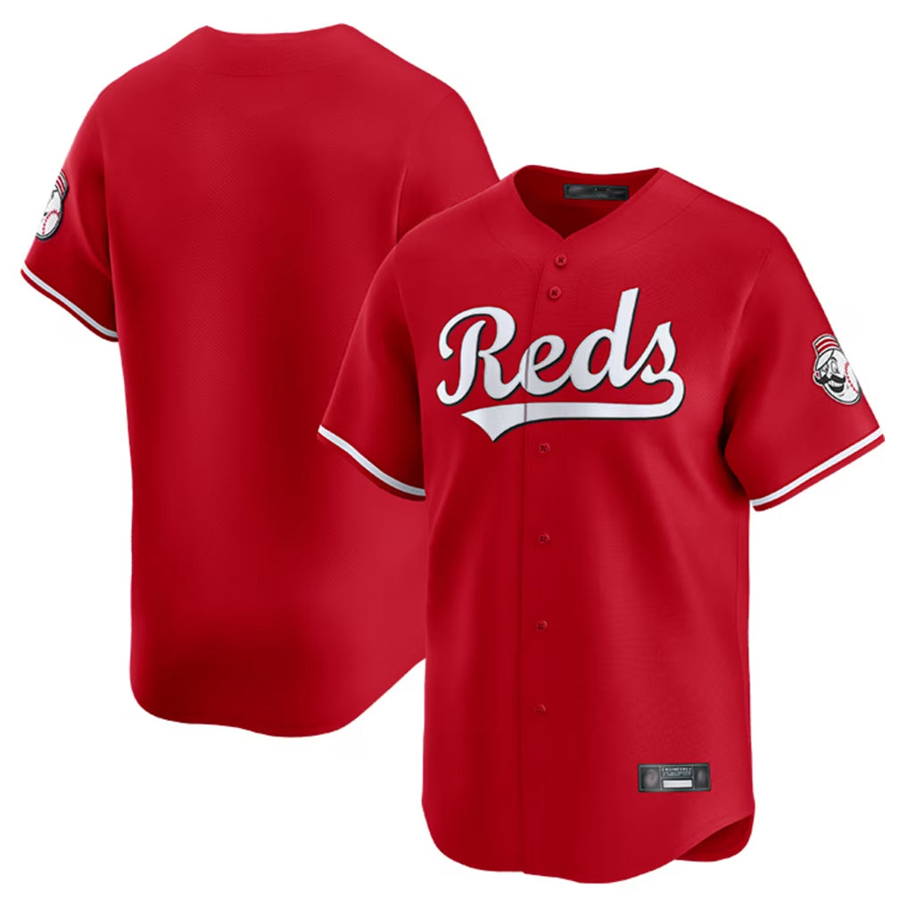 Cincinnati Reds Blank Player Red CONTON Home Limited Stitched Jerseys