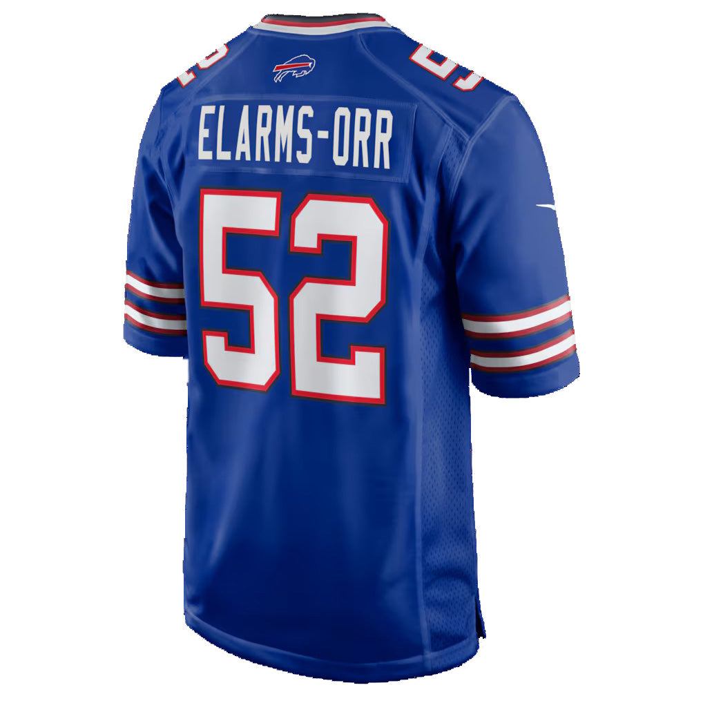 B.Bills #52 Kaleb Elarms-Orr Royal CONTON Team Game Jersey