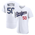 Los Angeles Dodgers #50 Mookie Betts Player Gold White CONTON 2026 Collection Stadium Limited Elite Stitched Jerseys