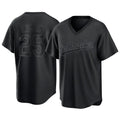 Los Angeles Dodgers #25 Tommy Edman Player Black CONTON Pitch Fashion T-shirt Stitched Jerseys