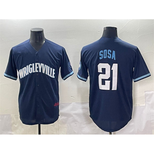 Chicago Cubs #21 Sh¨­ta Imanaga Blue CONTON Cool Base Stitched Jersey