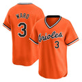 Baltimore Orioles #3 Taylor Ward Player Orange CONTON T-shirt Limited Home Game Stitched Jerseys