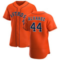 Houston Astros #44 Yordan Alvarez Orange CONTON Alternate 2020 Authentic Team Jersey