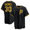 Pittsburgh Pirates #30 Paul Skenes Black CONTON Alternate Replica Player Jersey