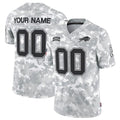 Custom B.Bills Active Player 2024 F.U.S.E Arctic Camo CONTON Salute To Service Limited Stitched Jersey
